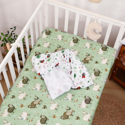 Draps de lit 70x130 bébés | MoutonCâlin™ 2 pièces pratiques