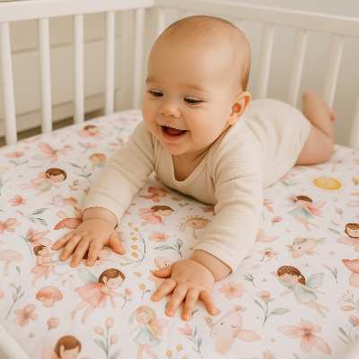 Draps de lit bébé 70 × 130 cm, 2 pièces | FéeDesBois™ – Stimulants