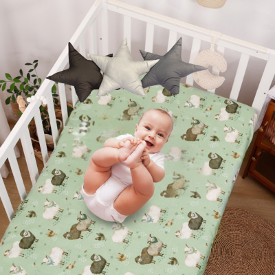 Draps de lit bébé 70 × 130 cm, 2 pièces | MoutonCâlin™ – Sensoriels