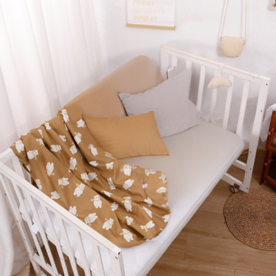 Draps de lit bébé 70 × 130 cm, 2 pièces | OursonDodus™ – Doux
