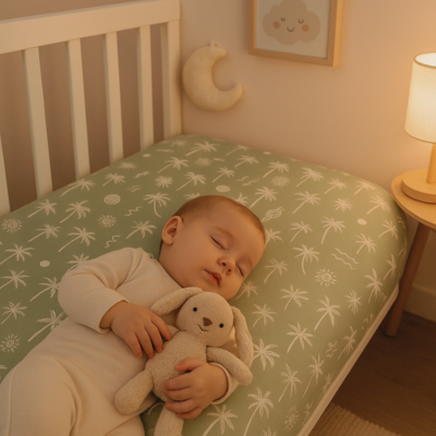 Draps de lit bébé 70 × 130 cm, 2 pièces | UniversMarin™ – Doux