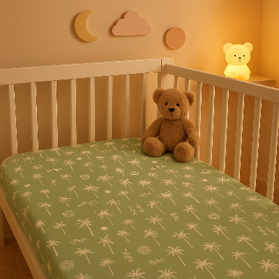 Draps de lit bébé 70 × 130 cm, 2 pièces | UniversMarin™ – Durables