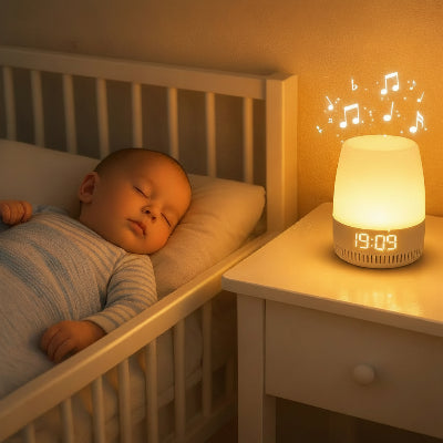 Générateur de bruit blanc de voyage bébé 19 sons | Portatif – Endormissement 10 minutes