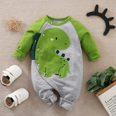 Grenouillère pour bébé-|YiYi|-Dinosaure