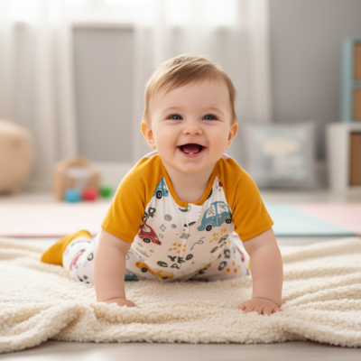 Grenouillère pour bebe Voitures Ti-Minois™ bébé jouant librement