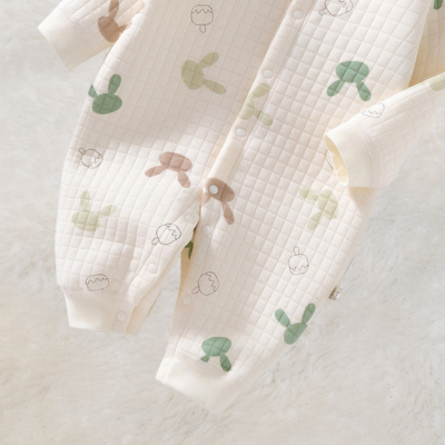 Grenouillère pour bébé-|BabyClouds|-Boutons pression