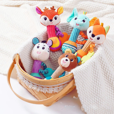 Hochet pour bebe-|BabyZoo|-Animaux doux