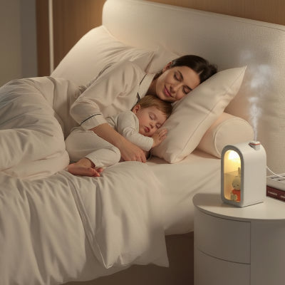 Humidificateur air chambre Lapin | Miffy – Douceur retrouvé avec maman dans son lit