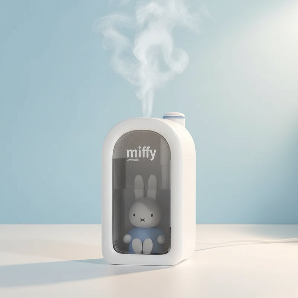 Humidificateur air chambre Lapin | Miffy – blanc et bleu