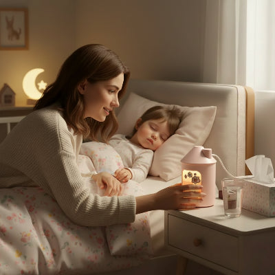 Humidificateur air chambre maison kawaii | Miffy – Aide respiratoire naturelle – maison rose