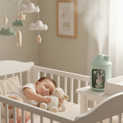 Humidificateur air chambre maison kawaii | Miffy – Protection peau délicate – maison bleu