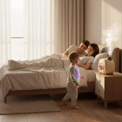 Humidificateur d'air bébé portable | Kasydoff – Compagnon de sommeil pour la famille