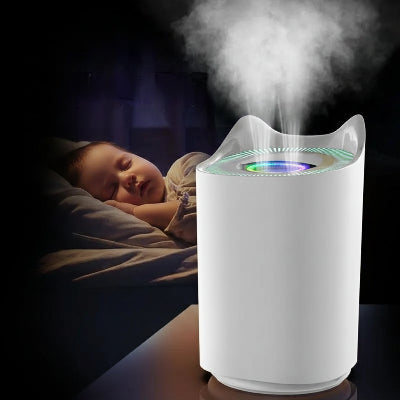 Humidificateur d'air bebe grande capacité | Oreilles de chat – Nuits paisibles 