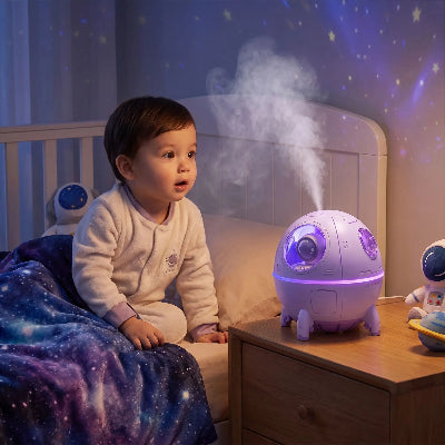 Humidificateur d’air chambre Capsule spatiale | JetDeFusée™ – Stimule les Rêves spatiales nocturnes 