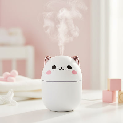 Humidificateur d’air chambre Chaton | MiniPet™ – Chaton blanc