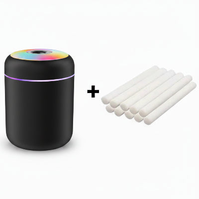 Humidificateur d’air chambre électrique | MiniBruine™ – Noir et 10 filtres