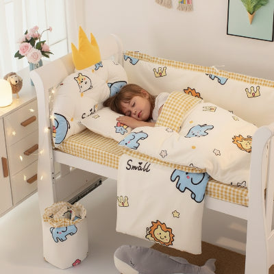 Linge de lit bébé 5 pièces DouxSommeil™ | Animaux – Endormissement facile