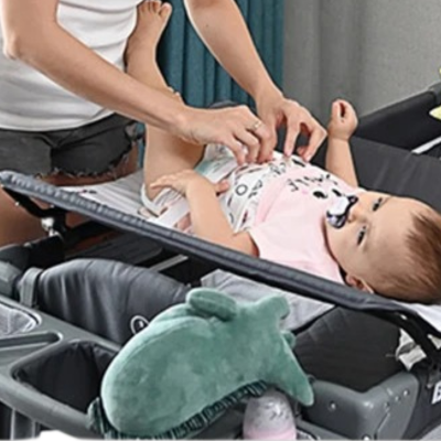 Lit Bébé Cododo Pliable | LeVoyageur™ accessoirisé