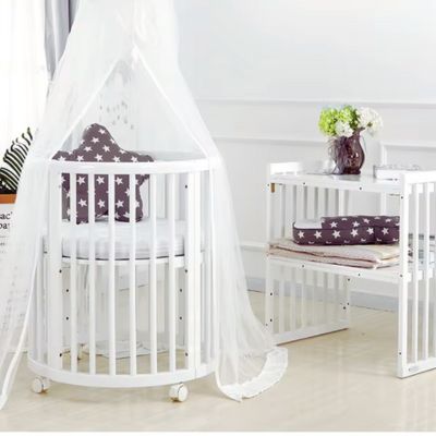 Lit Cododo Évolutif Ovale BerceauZC™ | Blanc confortable