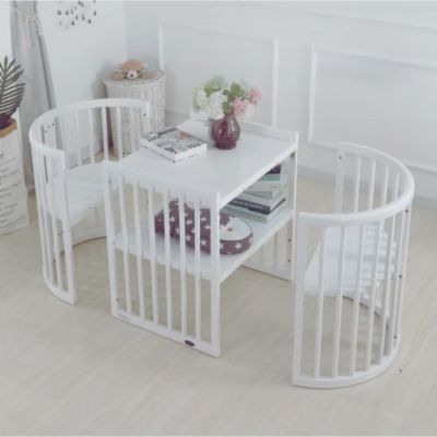 Lit Cododo Évolutif Ovale BerceauZC™ | Blanc durable