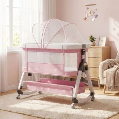 Lit d'appoint compact pour bébé étoile | BabyBedMobile™ – Pliable