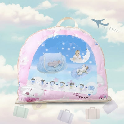 Lit d'appoint portatif bébé pliable sac à couches Québec rose