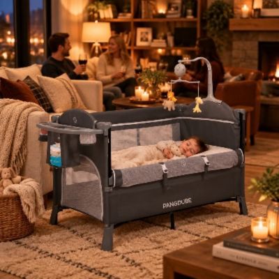 Lit de voyage bébé 4 en 1 pliable | Le multifonctionnel – Une beauté partout