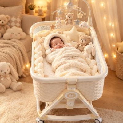 Lit de voyage pour bebe tout-en-un | Le Matelassé – Un cocon dans la chambre de bébé
