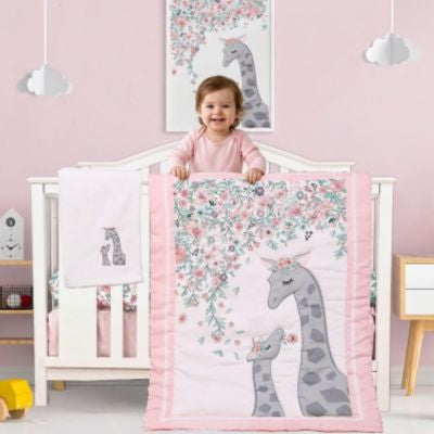 Literie bébé 4 pièces Girafe | MyKit™ – Décorative