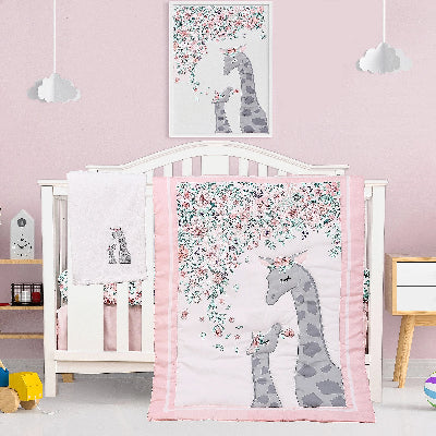 Literie bébé 4 pièces Girafe | MyKit™ – Évolutive