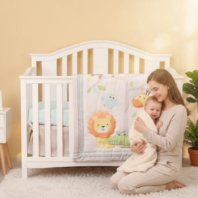 Literie bébé 4 pièces Jungle | MyKit™ - Protège peau sensible