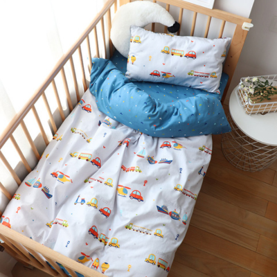 Literie bebe ensemble 3 pièces Véhicule en folie Éveil sensoriel