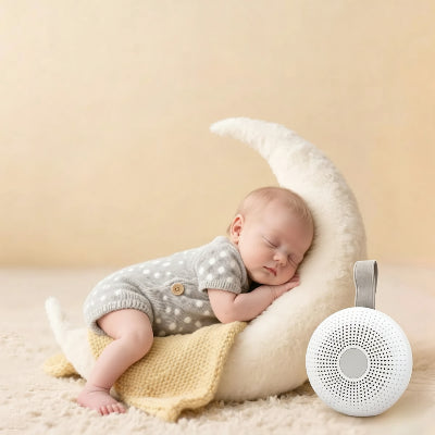 Machine à bruit blanc portable bébé 15 sons apaisants | DodoMobile™ -Batterie qui dure 22 heures