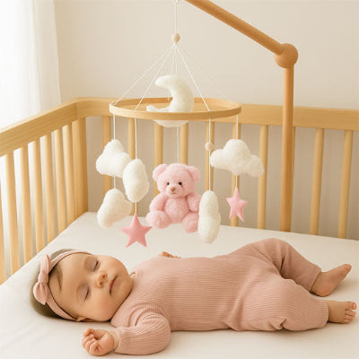 Mobile bebe | Ourson rose-Apaisant
