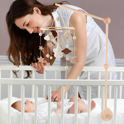 Mobile bebe | Étoile crochetée-Calmant