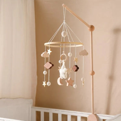 Mobile bebe | Étoile crochetée-Magique