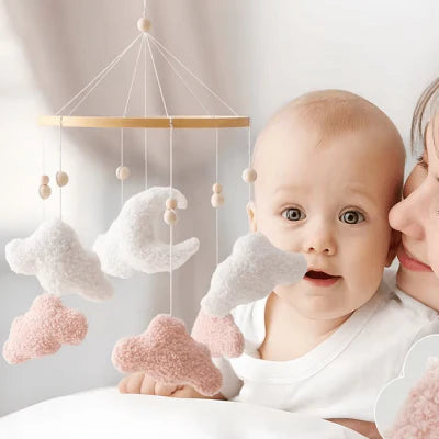 Mobile lit bébé - WoodenCribBell ™ - Éveil sensoriel