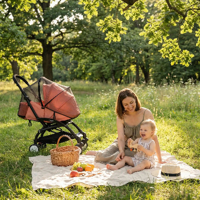Moustiquaire bebe Poussette compatible Babyzen Yoyo barrière invisible


