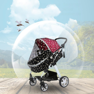 Moustiquaire pour poussette Floral | Umbrella™ – Protection 360