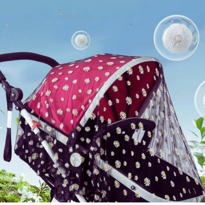 Moustiquaire pour poussette Floral | Umbrella™ – Respirant