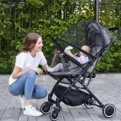 Moustiquaire bebe-|MosquitoNet|-Universelle-noir