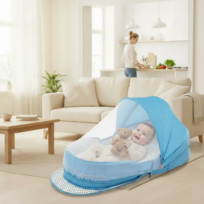 Nid bebe portable | Le voyageur – Bleu