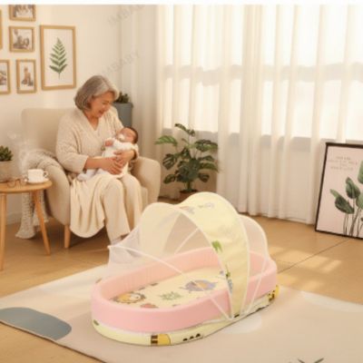Nid pour bebe de voyage antimoustiques | Animaux de la jungle – Sortie simplifié bébé dodo chez grand-maman