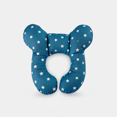 Oreiller pour bébé en U Étoile | ErgoMagique™ – Étoile bleue