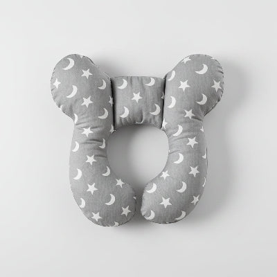 Oreiller pour bébé en U Étoile | ErgoMagique™ – Étoile et lune