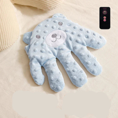 Oreiller pour bebe d'apaisement Ourson | MainDeRêve™ bleue