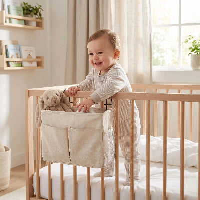 Organisateur de lit bébé multifonctionnel | HangingBag™ – Encouragement de l'autonomie chez bébé