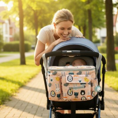 Organisateur de poussette multifonctionnel | Zoo – Promenade légère dans le quartier avec bébé