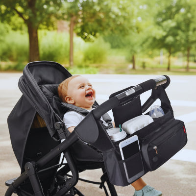 Organisateur poussette universel | HappyBaby™ – Profitez du moment présent en sortie avec bébé 