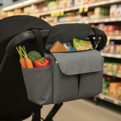 Organisateur poussette universel grande capacité | HappyBaby™ – sert de sac d'épicerie